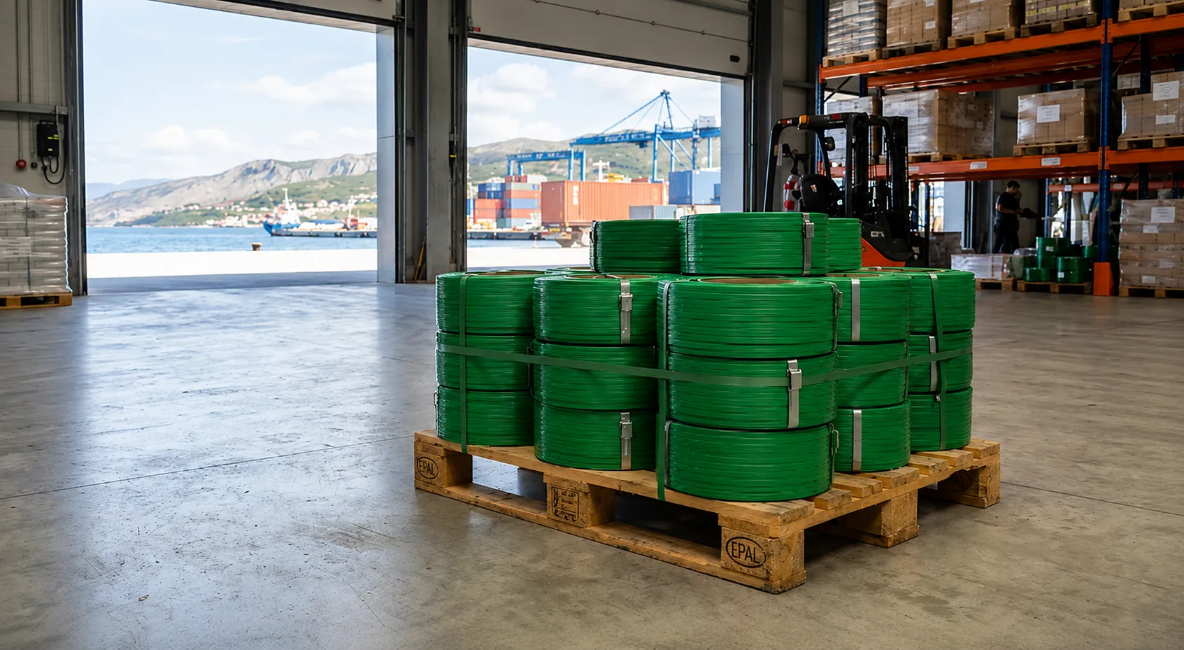 PET Strapping Band Exporter Croatia — Greenstrix Industrial Packaging